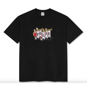 NEW POLAR SKATE CO. trumpets t-shirt in black